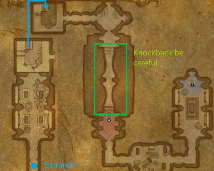 TBC Anniversary Auchenai Crypts map and boss locations